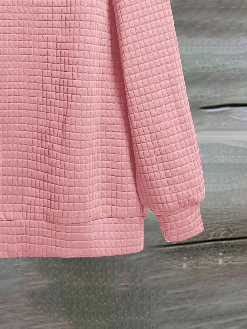 Mektup Baskılı Fermuarlı Çift Cep Kapşonlu Rahat Uzun Kollu Bağcıklı Kadın Sweatshirt